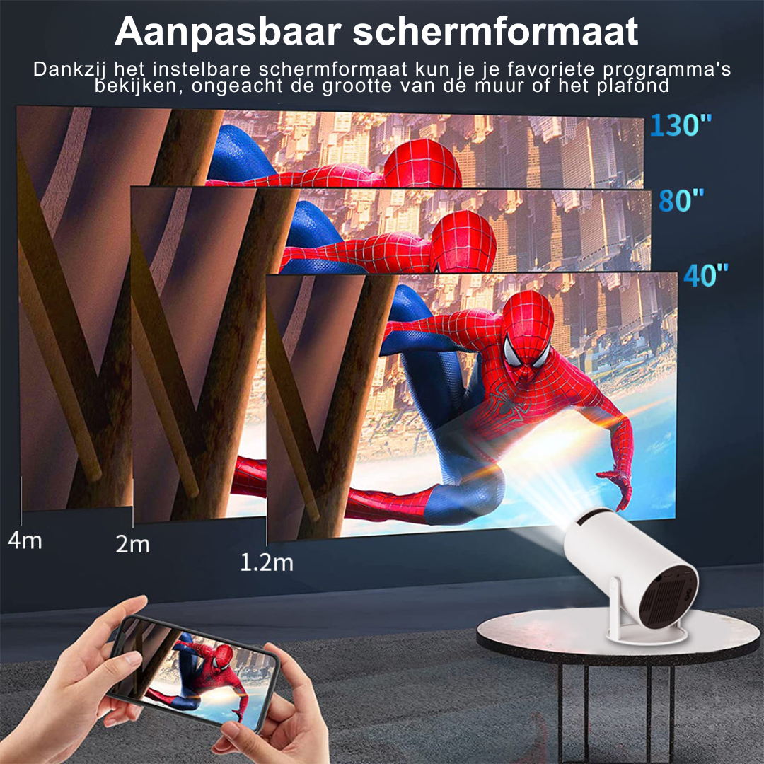 Draagbare Smart HD-Projector | Compacte Beamer 1