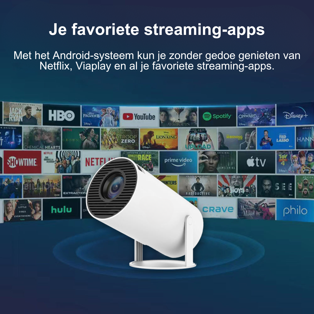 Draagbare Smart HD-Projector | Compacte Beamer 2