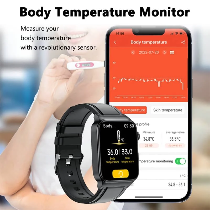 ECG Smartwatch | Multifunctionele Gezondheidsmonitor 7