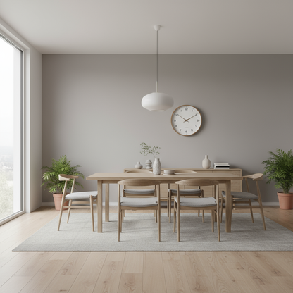 EleQuartz | Houten Wandklok 30 cm Minimalistisch Design 2