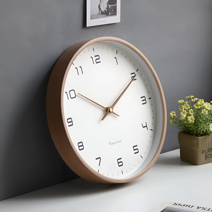 EleQuartz | Houten Wandklok 30 cm Minimalistisch Design 3