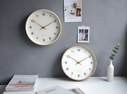 EleQuartz | Houten Wandklok 30 cm Minimalistisch Design 5