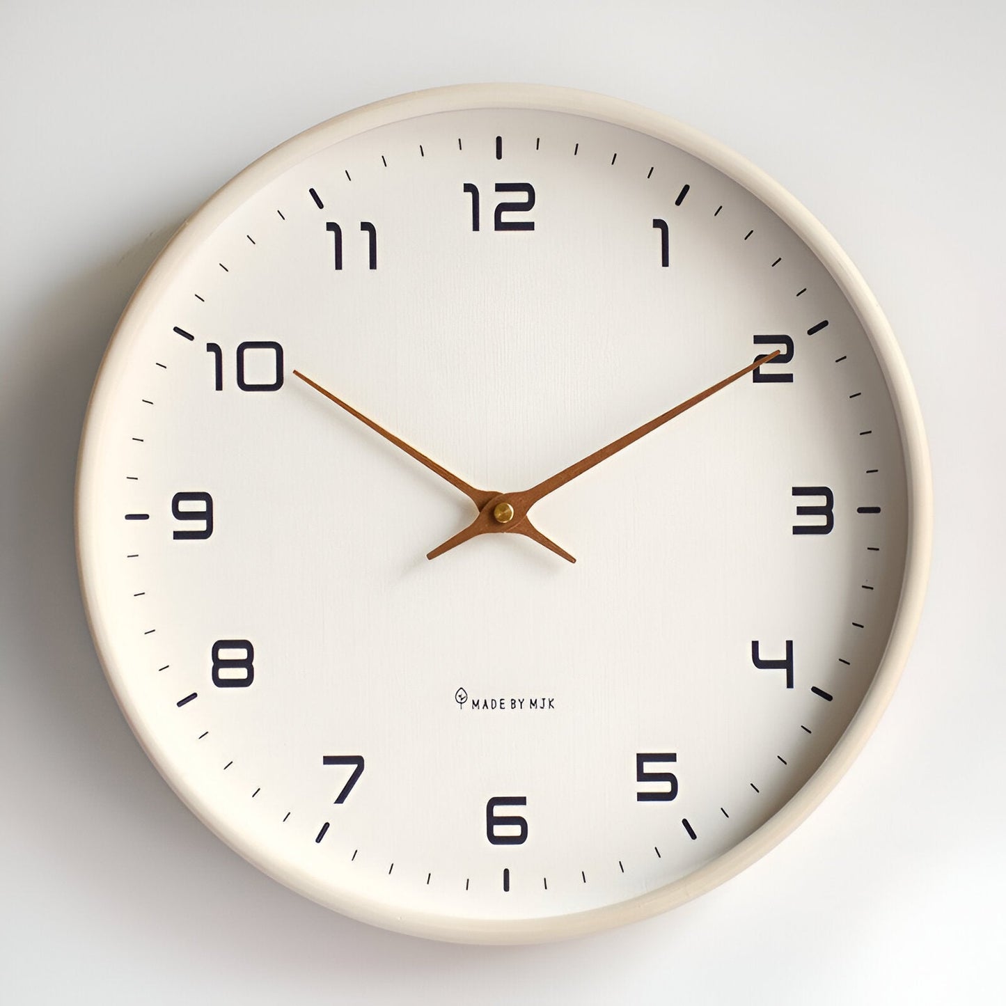 EleQuartz | Houten Wandklok 30 cm Minimalistisch Design 8