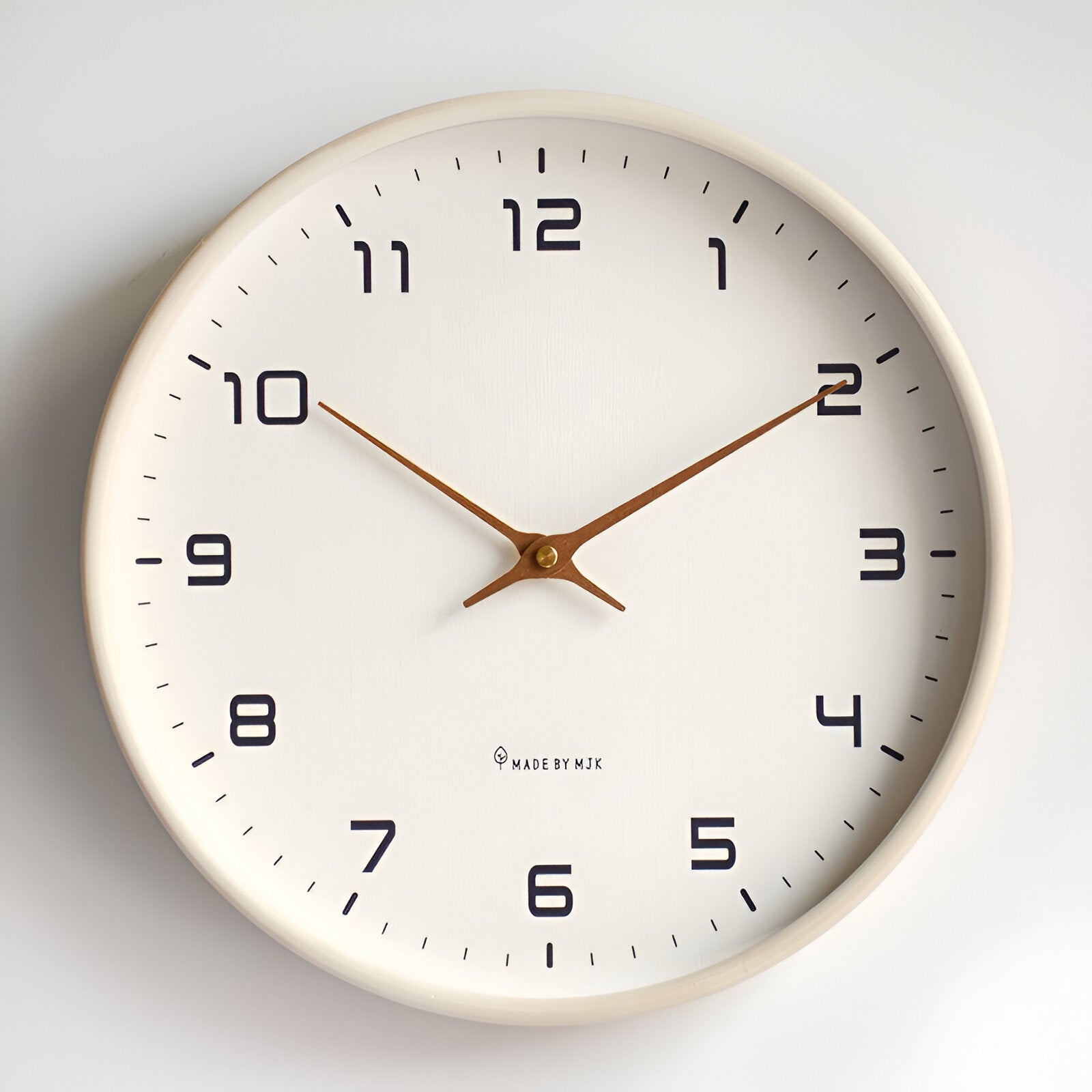EleQuartz | Houten Wandklok 30 cm Minimalistisch Design 8