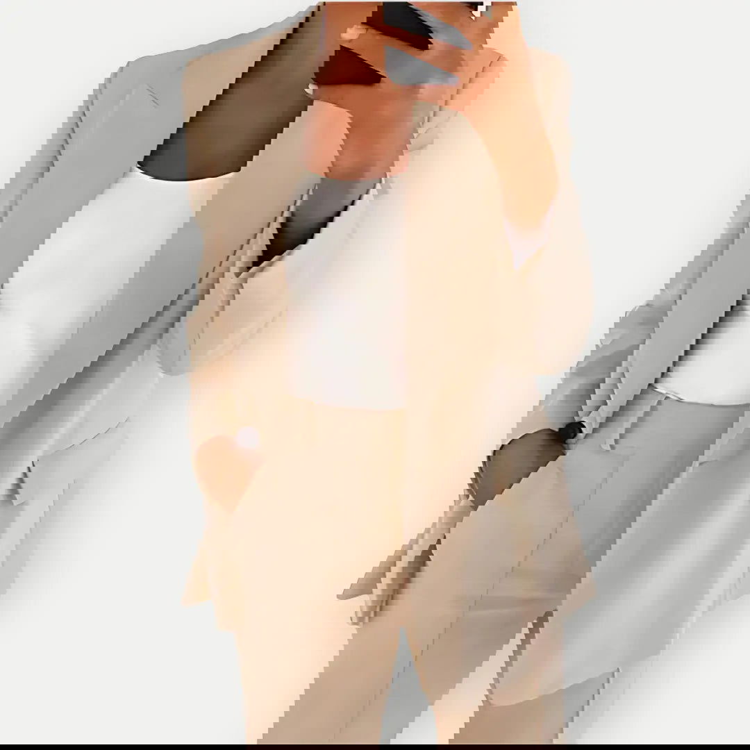 Elegante Blazer en Broek Set | Dames Kleding 0