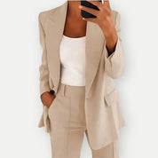 Elegante Blazer en Broek Set | Dames Kleding 0