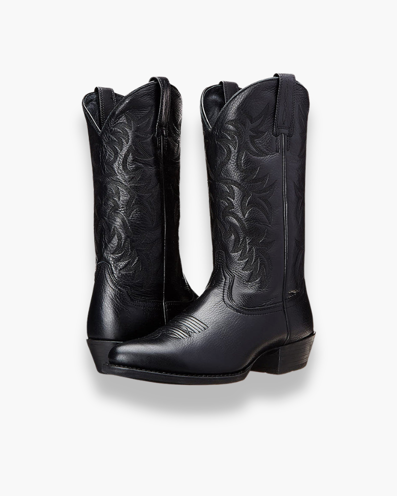 Elegante Cowboylaarzen Dames | Zwarte Westernlaarzen 0