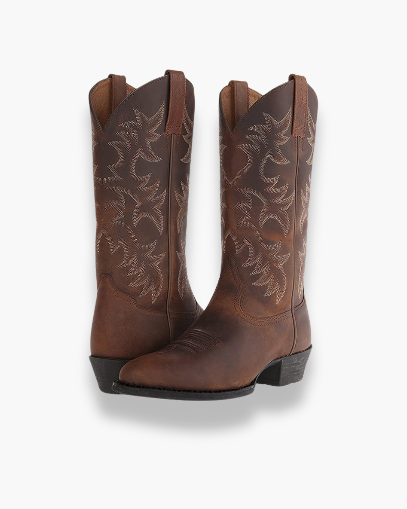 Elegante Cowboylaarzen Dames | Zwarte Westernlaarzen 2