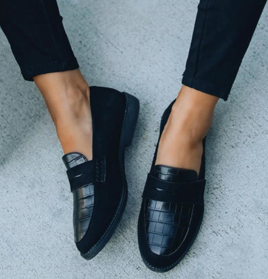 Elegante Dames Loafers | Leren Slip-on met Hakje 2