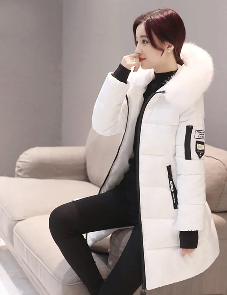 Elegante Dames Parka met Bontkraag | Winterjas Dames Parka 1