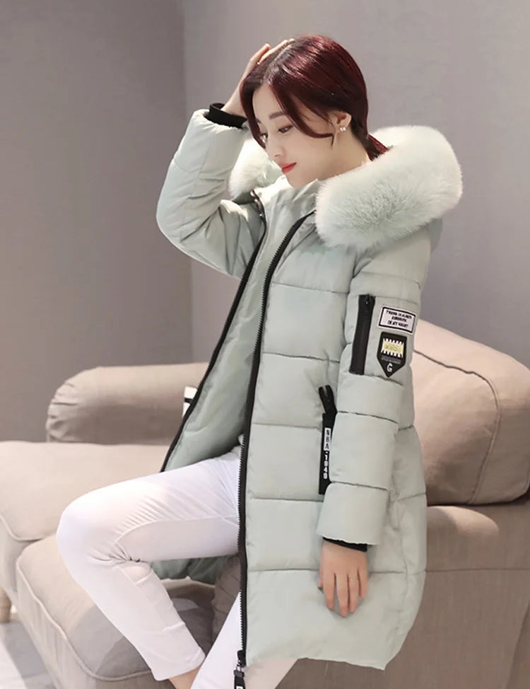 Elegante Dames Parka met Bontkraag | Winterjas Dames Parka 3