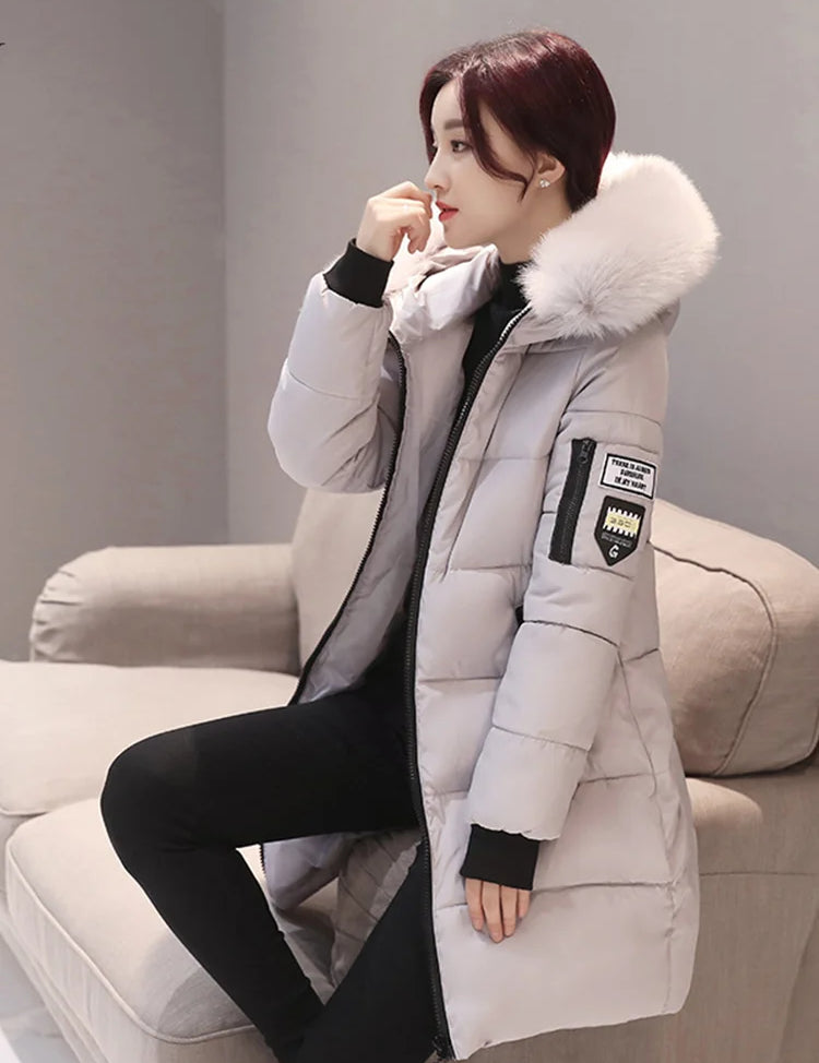 Elegante Dames Parka met Bontkraag | Winterjas Dames Parka 4