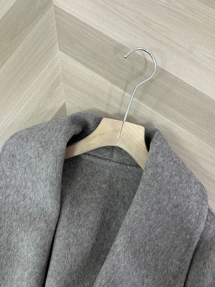 Elegante Dubbelzijdige Wollen Jas | Dames Winterjas 5
