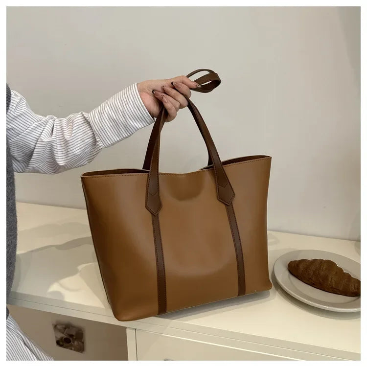 Elegante PU Shopper Tas Dames | Stijlvolle Handtas 1