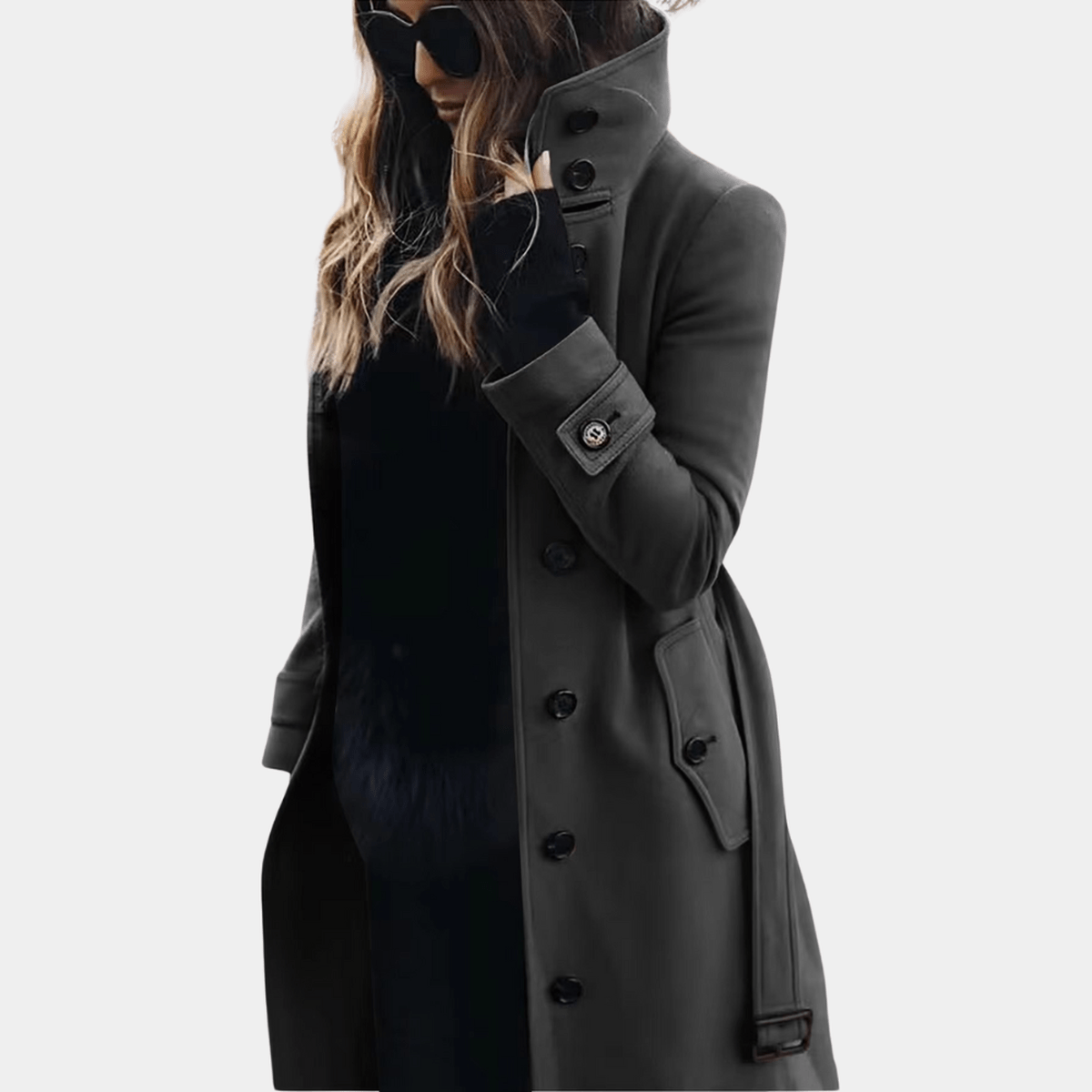 Elegante Trenchcoat voor Dames | Warme Jassen 1
