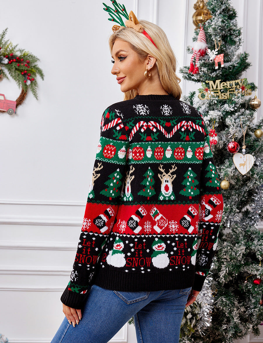 Feestelijk Gebreid Vest | Dames V-hals Cardigan 1