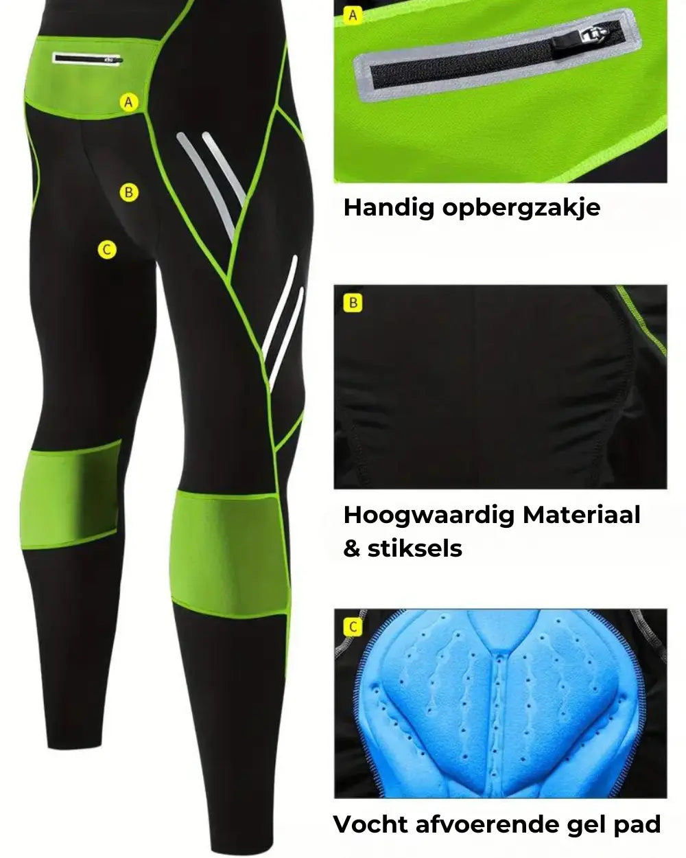Fietsbroek Dames Met Zeem | Comfortabele Fiets Shorts 4