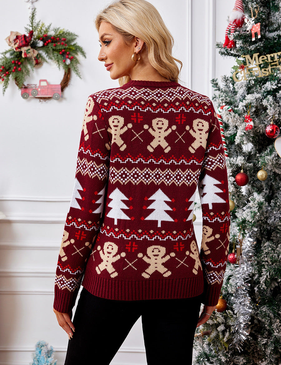 Foute Kersttrui Dames | Gebreid met Kerstmotief 1