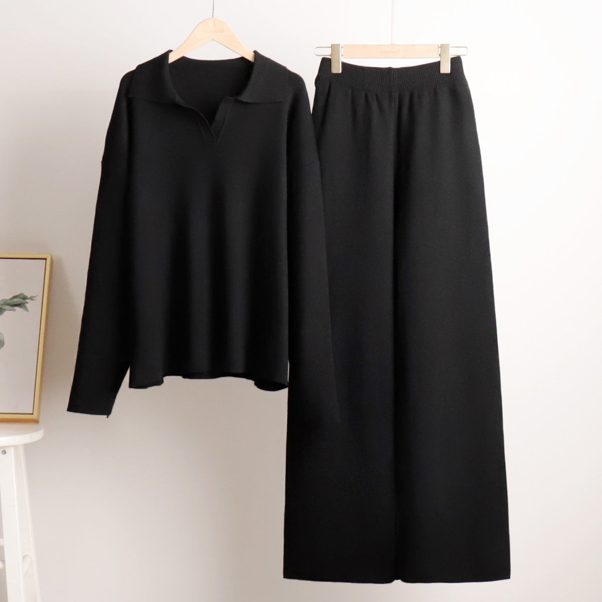Gebreide Dames Loungewear Set | Oversized Trui en Wijde Broek 7
