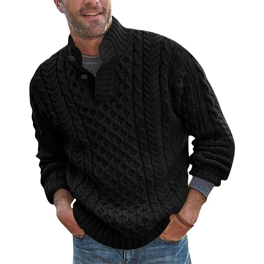 Gebreide Heren Trui | Klassieke Comfortabele Trui 0
