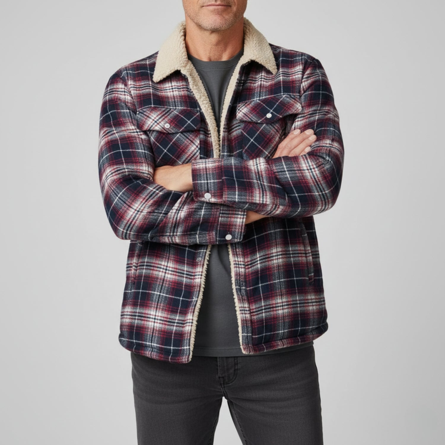 Geruite Jas voor Mannen | Casual Bovenkleding 2