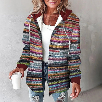 Geruite Overhemdjas met Capuchon | Damesmode 5
