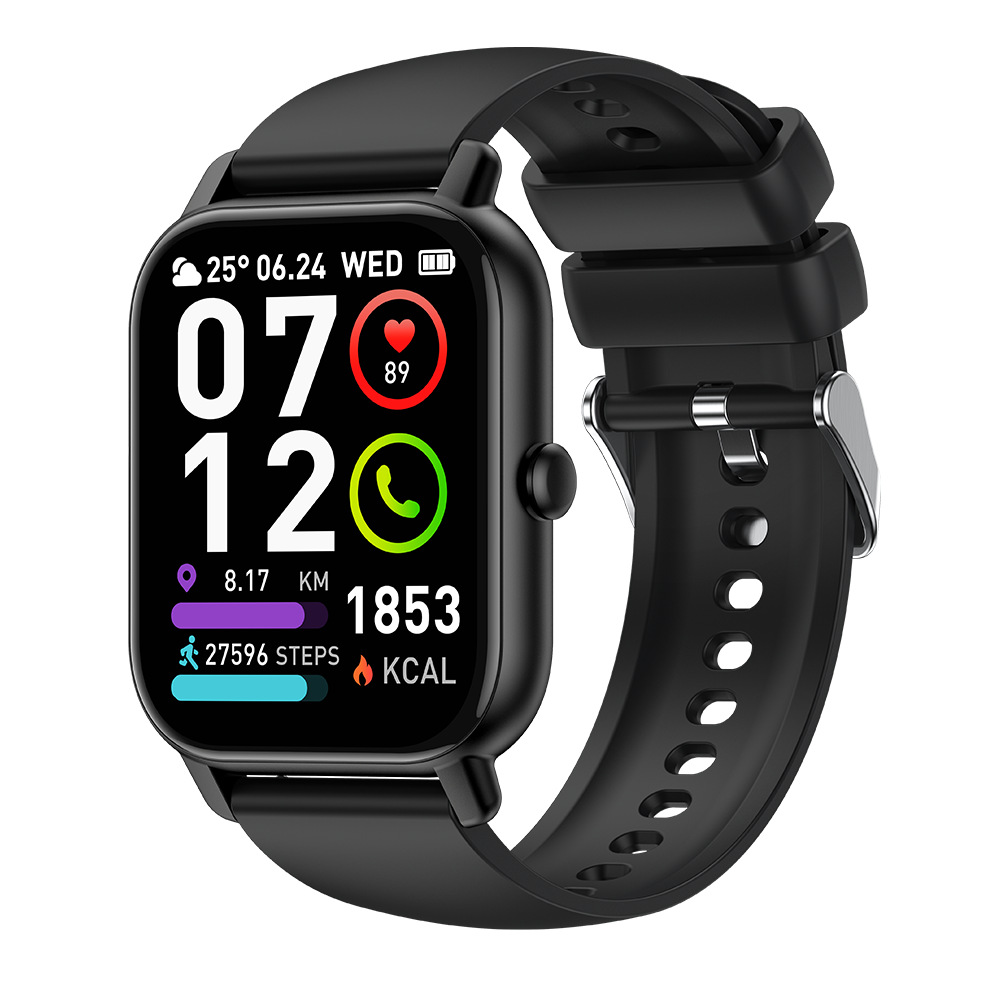 Gezondheidsmonitor Smartwatch | Slimme Horloge met Hartslag- en Slaaptracking 0