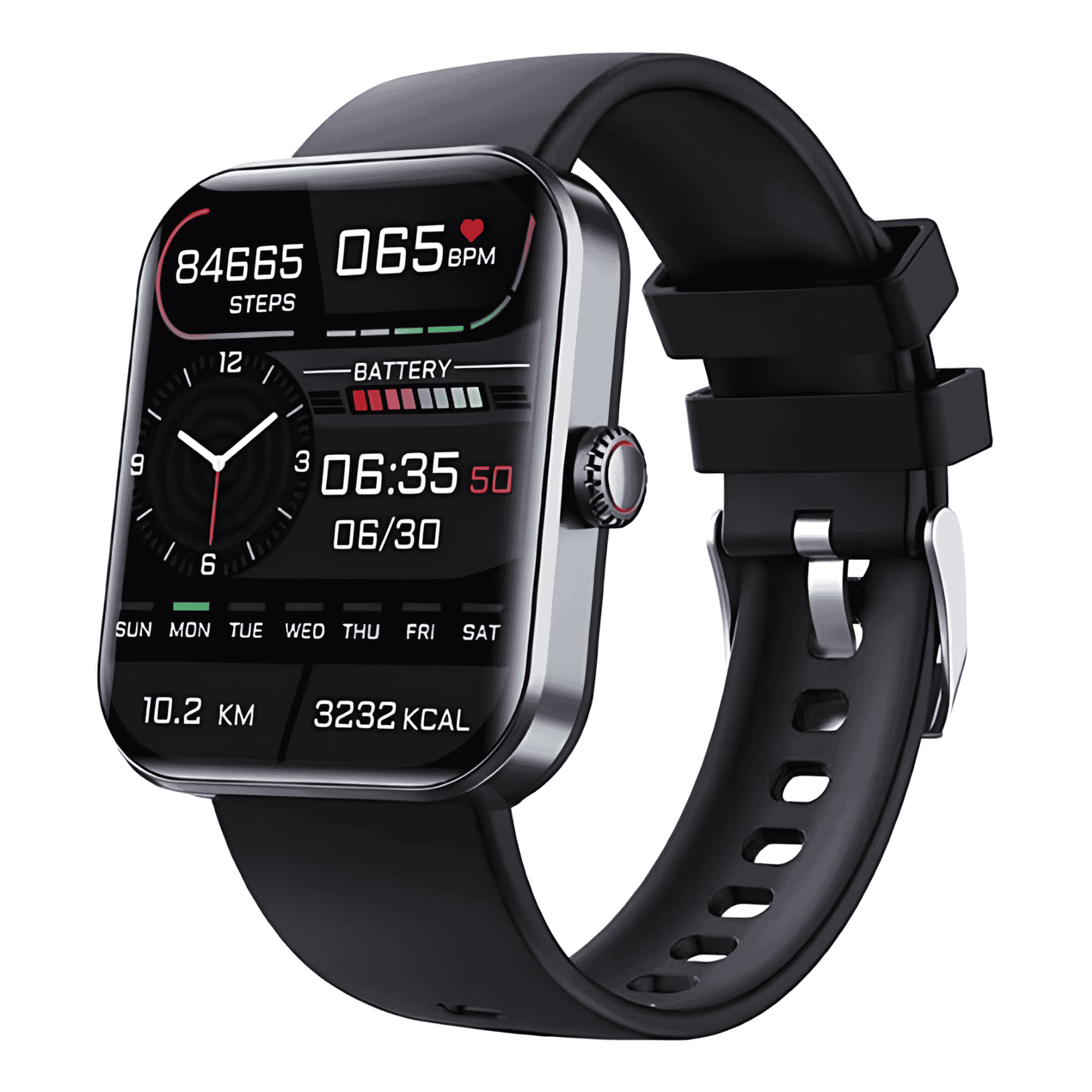 Gezondheidsmonitor Smartwatch | Slimme Horloge met Hartslag- en Slaaptracking 1