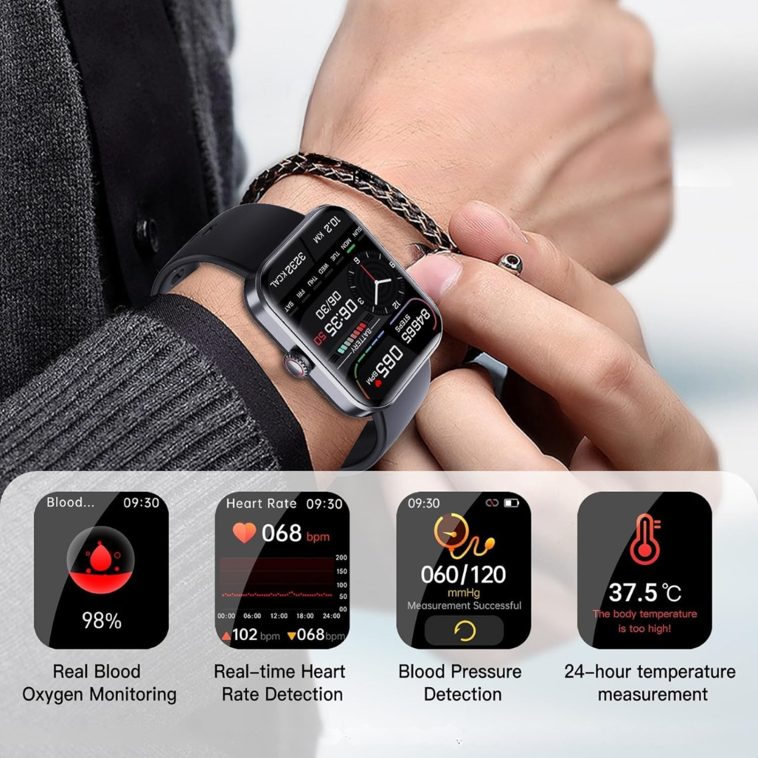 Gezondheidsmonitor Smartwatch | Slimme Horloge met Hartslag- en Slaaptracking 3