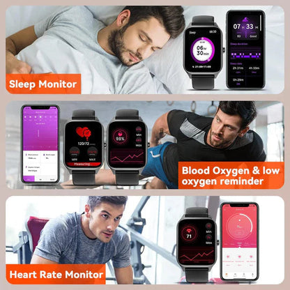 Gezondheidsmonitor Smartwatch | Slimme Horloge met Hartslag- en Slaaptracking 7