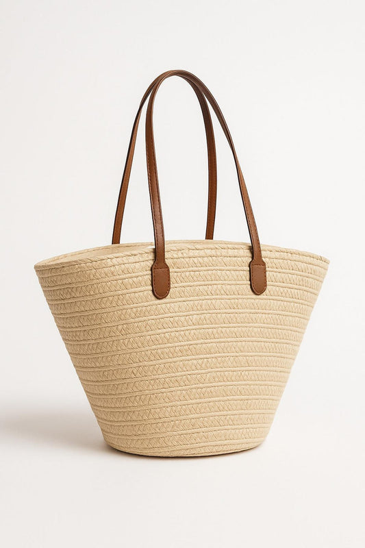 Handgeweven Strandtas Met Rits | Grote Shopper voor Zomer 0