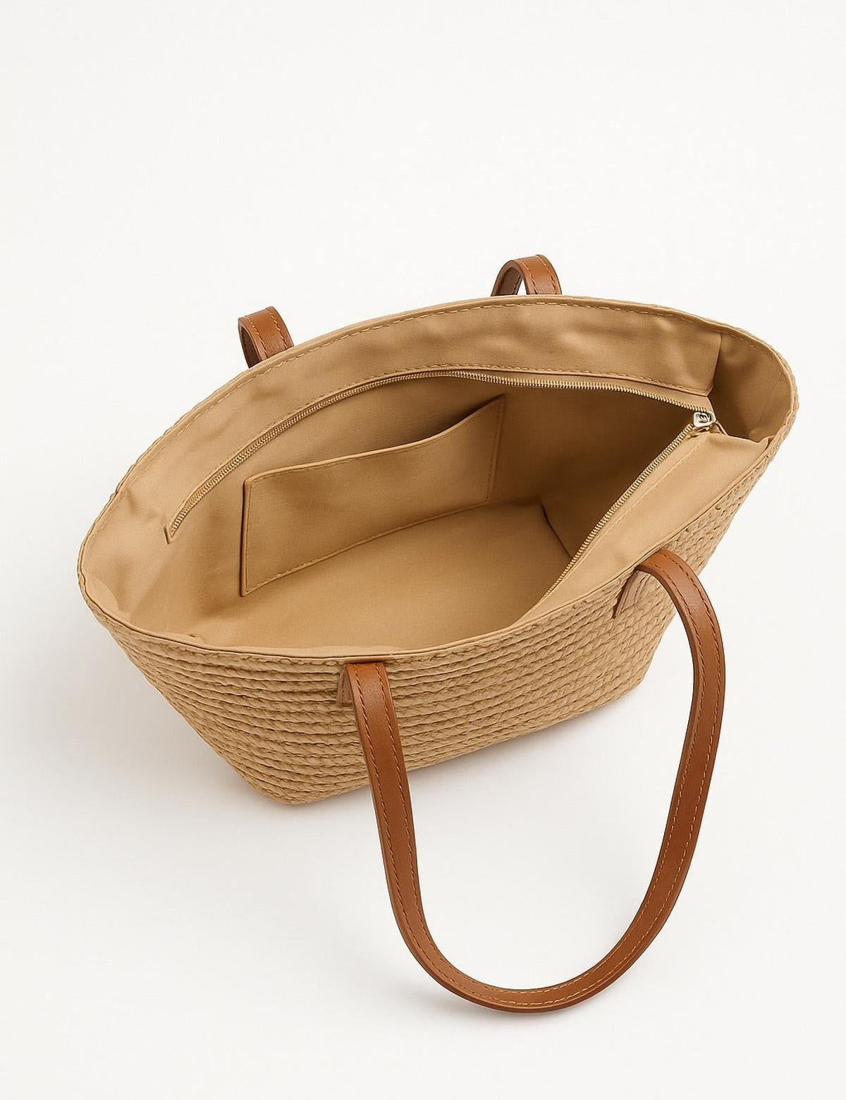 Handgeweven Strandtas Met Rits | Grote Shopper voor Zomer 3