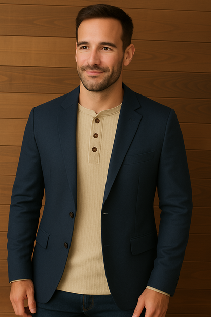 Henley Shirt | Wafelstructuur Heren T-shirt 6