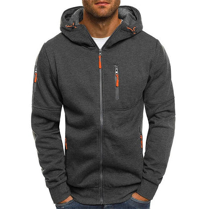 Heren Hoodie Met Volledige Ritssluiting | Comfortabele Hoodie 0