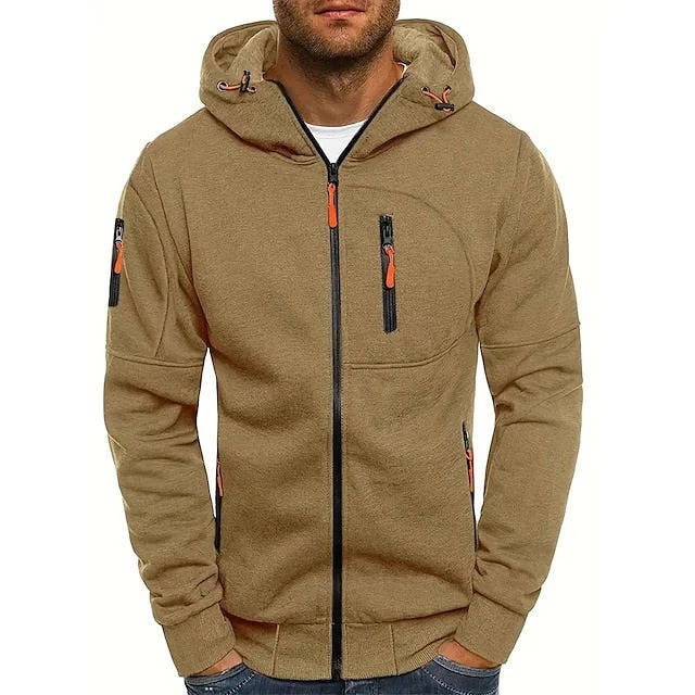 Heren Hoodie Met Volledige Ritssluiting | Comfortabele Hoodie 10
