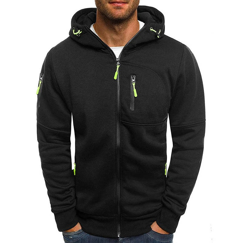 Heren Hoodie Met Volledige Ritssluiting | Comfortabele Hoodie 4
