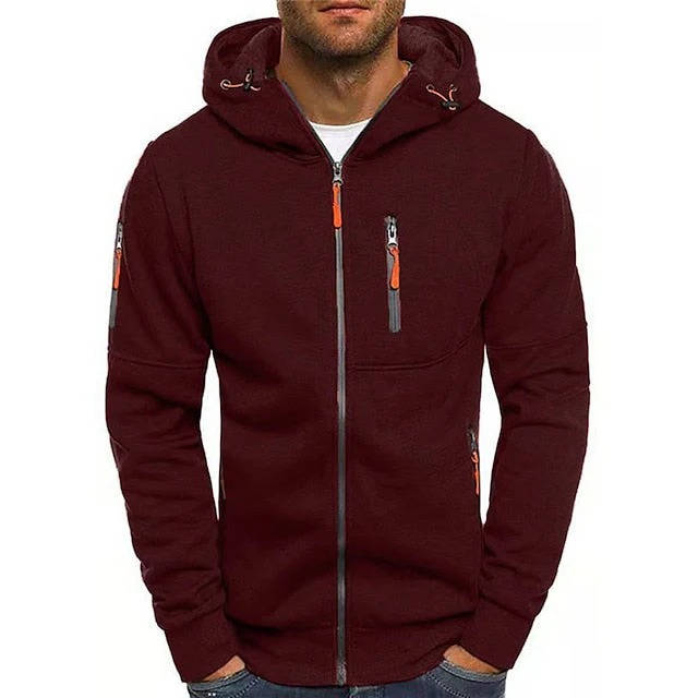 Heren Hoodie Met Volledige Ritssluiting | Comfortabele Hoodie 6