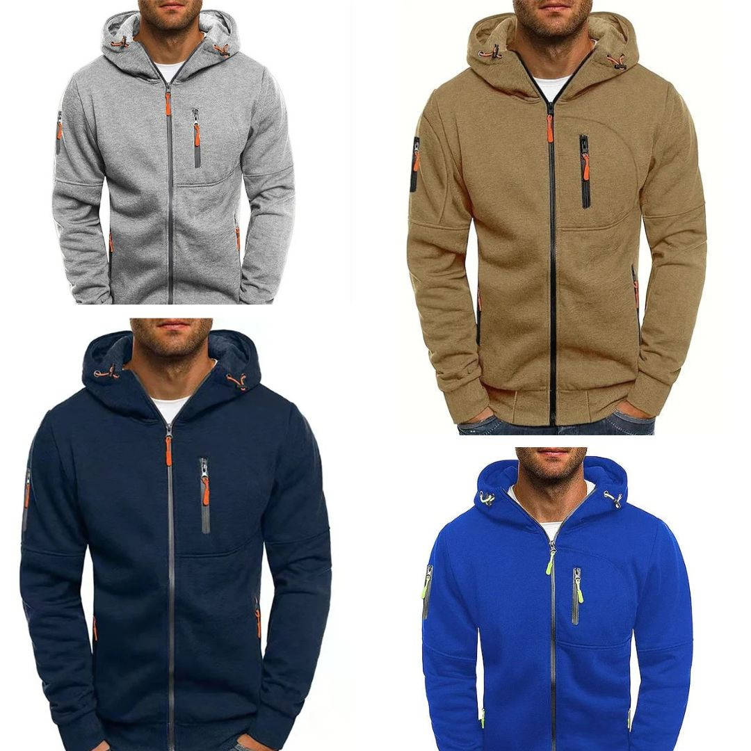 Heren Hoodie Met Volledige Ritssluiting | Comfortabele Hoodie 7