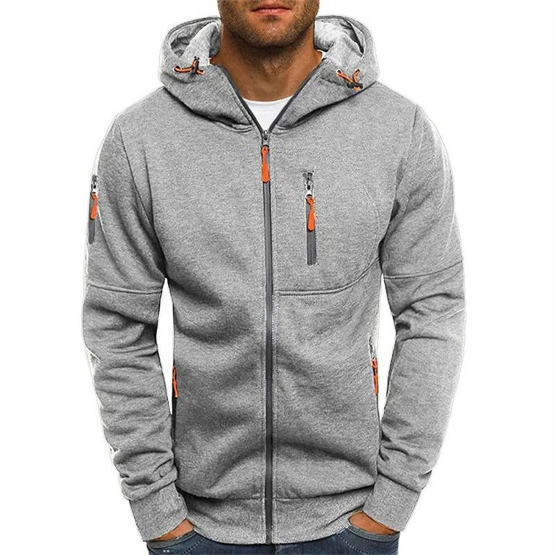 Heren Hoodie Met Volledige Ritssluiting | Comfortabele Hoodie 9