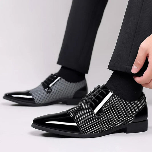 Heren Oxford Schoenen | Elegante Leren Formele Schoenen 0