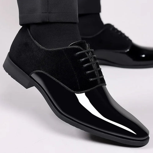 Heren Oxford Schoenen | Formele Contrast Teen 0