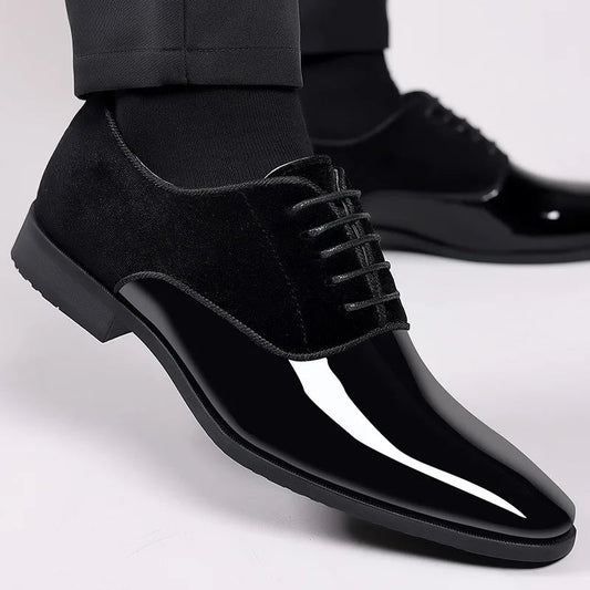 Heren Oxford Schoenen | Formele Contrast Teen 0
