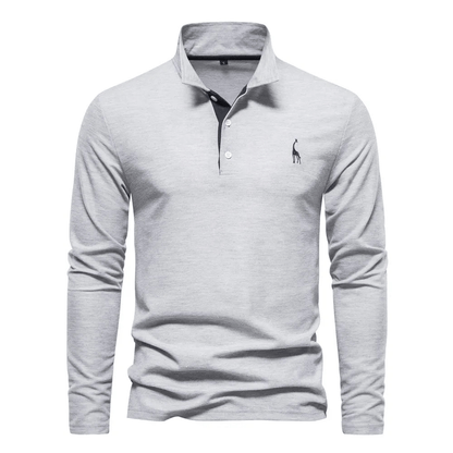 Heren Polo Shirt Met Lange Mouwen | Simran 6