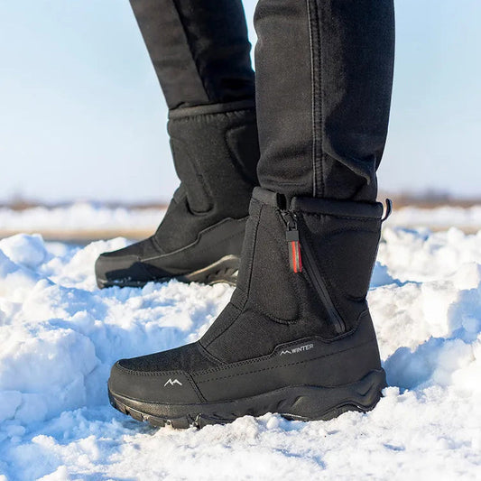 Heren Snowboots | Waterafstotend Middelhoog met Gripzool 0