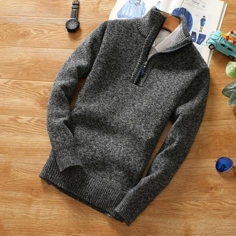 Heren Trui | Gebreide Half-Zip Kraag 5