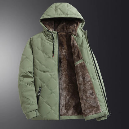 Heren Winterjas Fleece | Casual Warme Buitenkleding 0