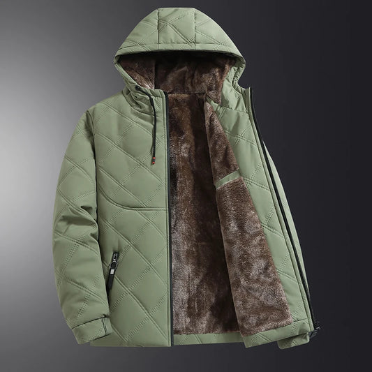Heren Winterjas Fleece | Casual Warme Buitenkleding 0