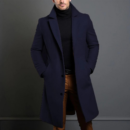 Heren Winterjas | Slanke Fit Lange Jas 3