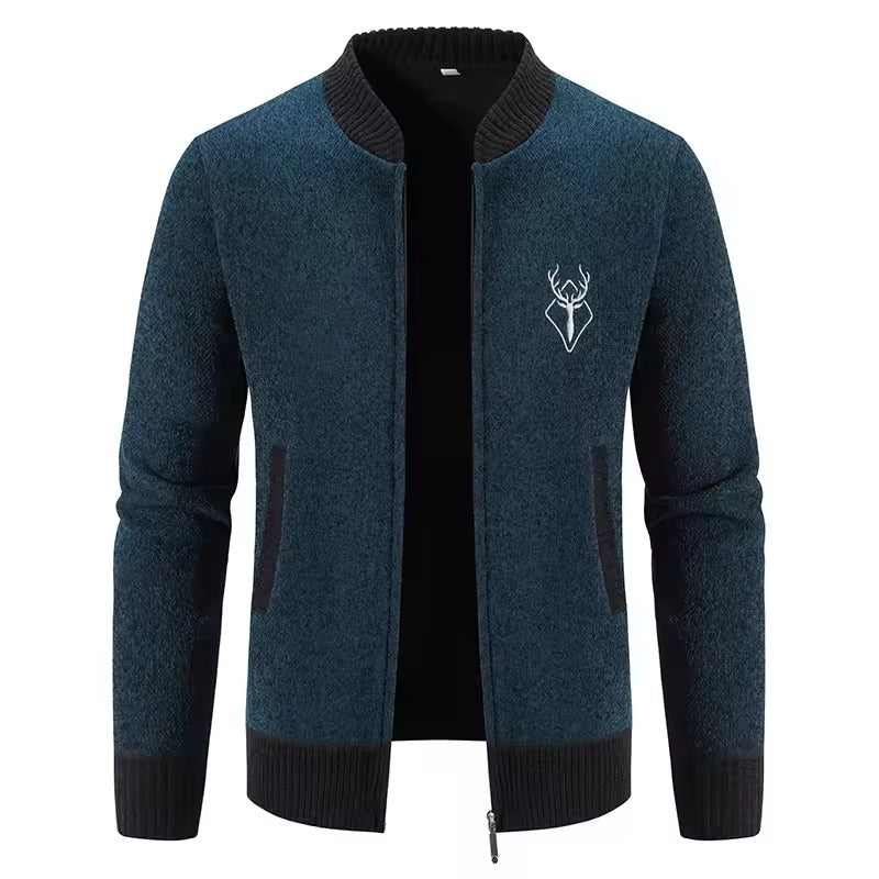 Heren Wolmix Sweatshirt | Casual Fit met Ritssluiting 0