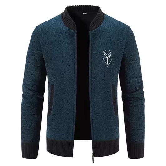 Heren Wolmix Sweatshirt | Casual Fit met Ritssluiting 0